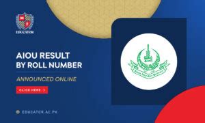 www.aiou.edu.pk result|Aiou Result 2024 .